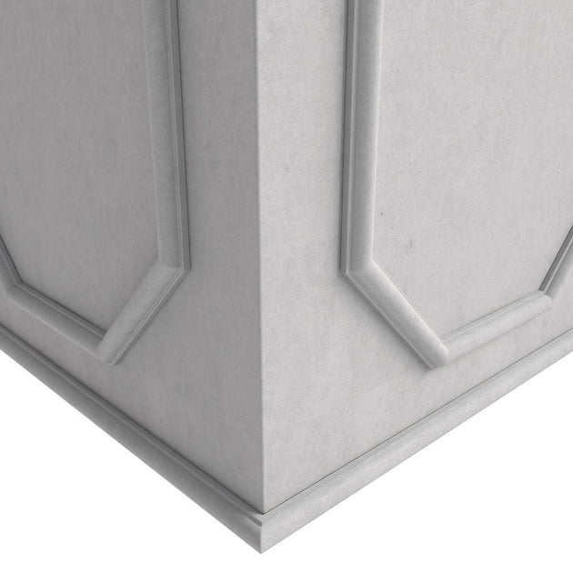 LeisureMod Sprout Series Cubic Fiber Stone Planter 9