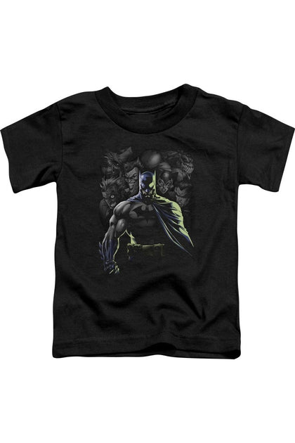 Gildan Batman Villains Unleashed T-Shirt Black 4 Years 2