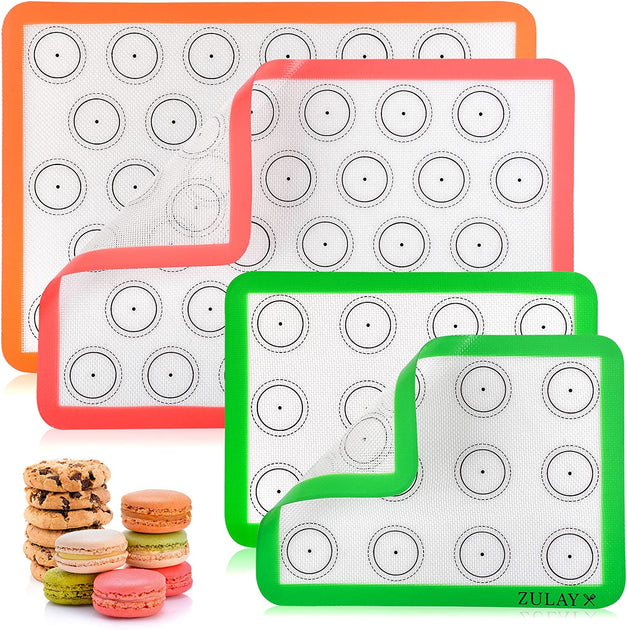 Zulay Kitchen Silicone Baking Mat Set 2