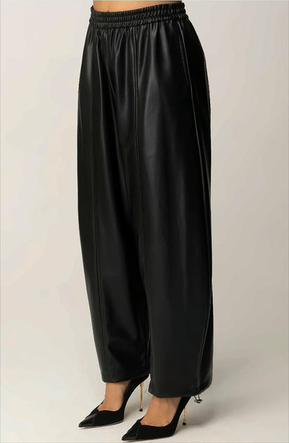 Pinko Wide-Leg Trousers White Small 4