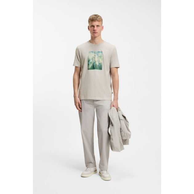 Boss Printed-artwork T-shirt Beige Medium 3