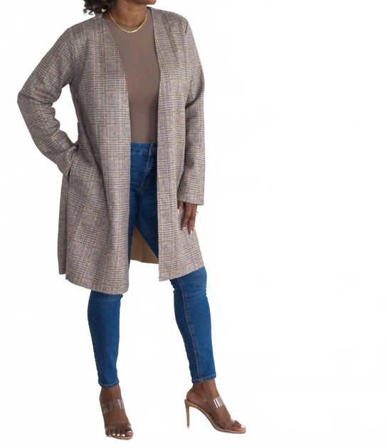 Davi & Dani Longline Blazer Grau Groß 3
