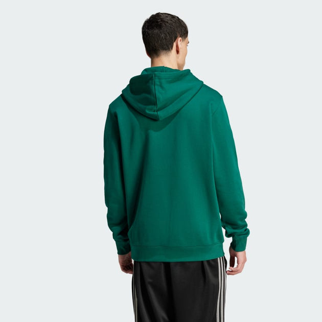 トップス 00s adidas zip hoodie trefoil logo adidas Originals Men's Trefoil Essentials Full-Zip Hoodie