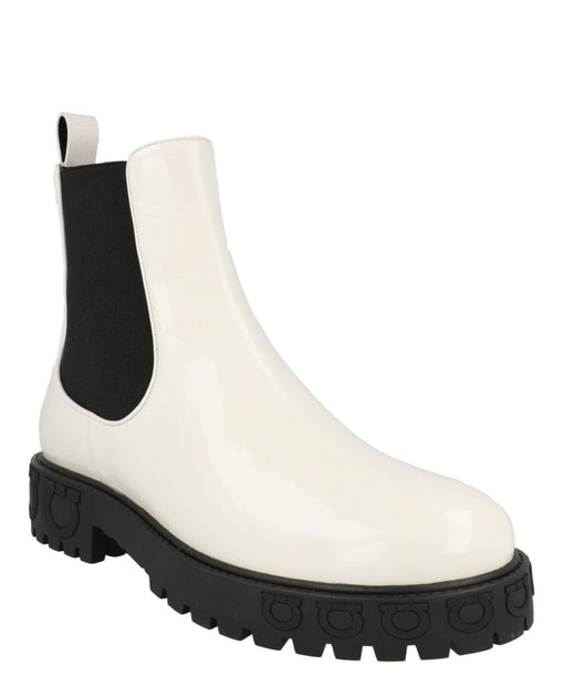 Salvatore Ferragamo Varsi Bootie White US 5 3