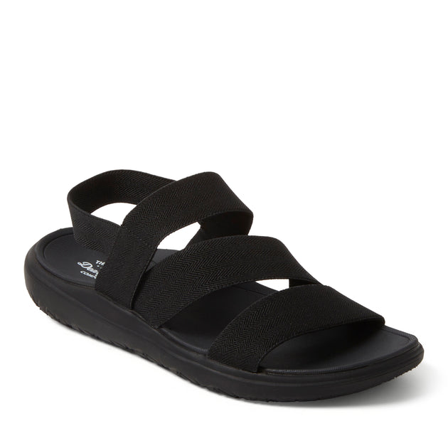 Dearfoams Emilia Slingback Sandal Black US 9.5 3