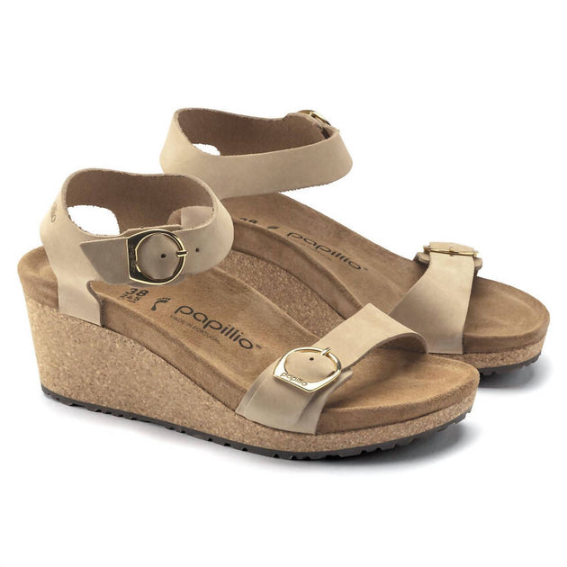 Birkenstock Soley Ring Buckle Sandal Beige EU 42 4