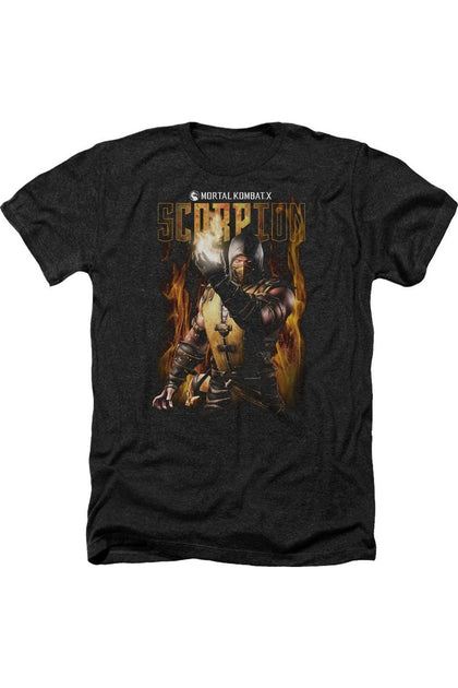 Gildan Mortal Kombat Scorpion T-Shirt Black Large 2
