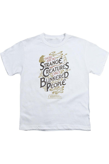 Gildan Fantastic Beasts 2 Blinkered People T-Shirt White Medium 2