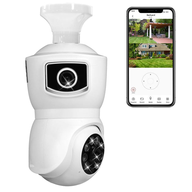 DIGIVISICA Dual Lens Security Camera White 3