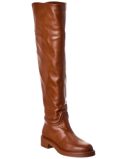Stuart Weitzman Celia Over-The-Knee Boot Brown US 7 2