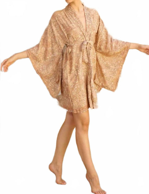 Piti Cuiti Sofia Kimono Beige Small/Medium 2