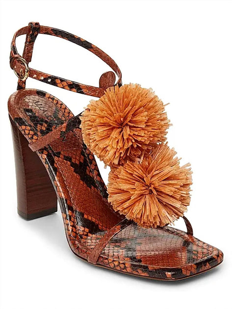 Ulla Johnson Isolde High Heel Sandal Orange EU 36.5 4
