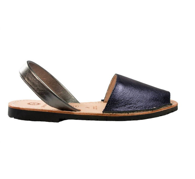 Numa by Spanians Flat Sandals Narrow Blue US 6 4