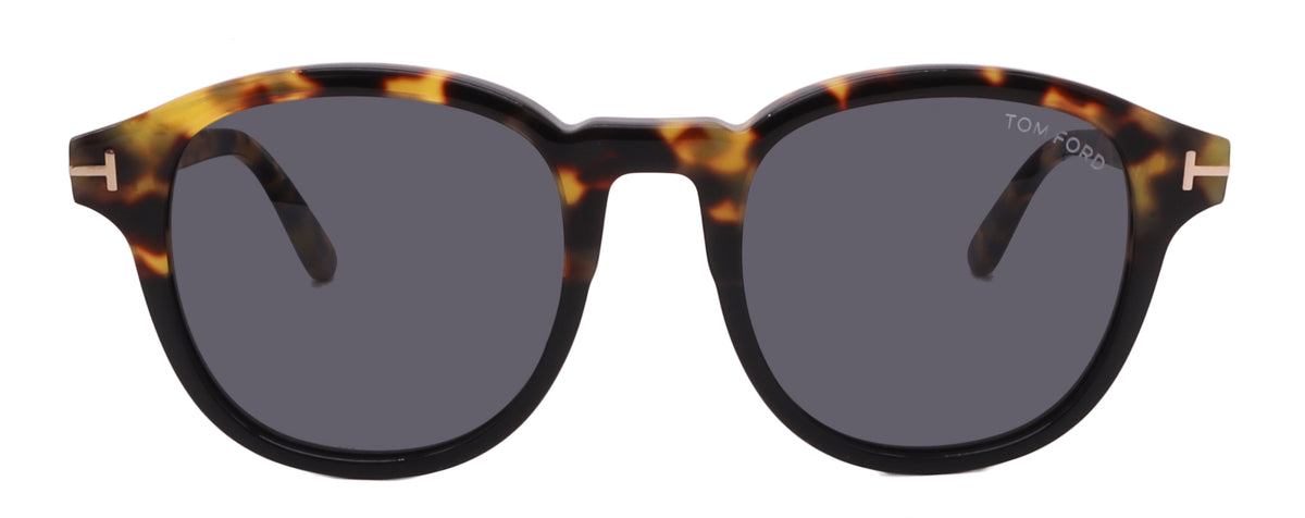 NEW TOM FORD JAMESON TF752 56A UNISEX SUNGLASSES FT0752/S HAVANA GREY EYEWEAR Tom Ford Jameson Sunglasses Havana Brown Grey Square  main image 4