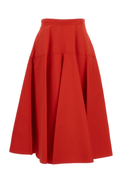 MANTÙ Classic Skirt Red EU 40 2