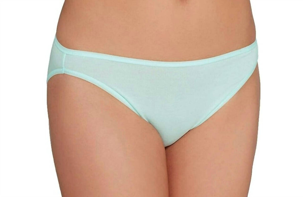 Felina Sublime Hi Cut Brief Panty Blue Small 3
