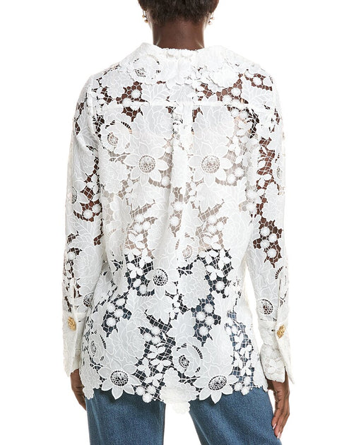 Oscar de la Renta Blouse White US 0 3