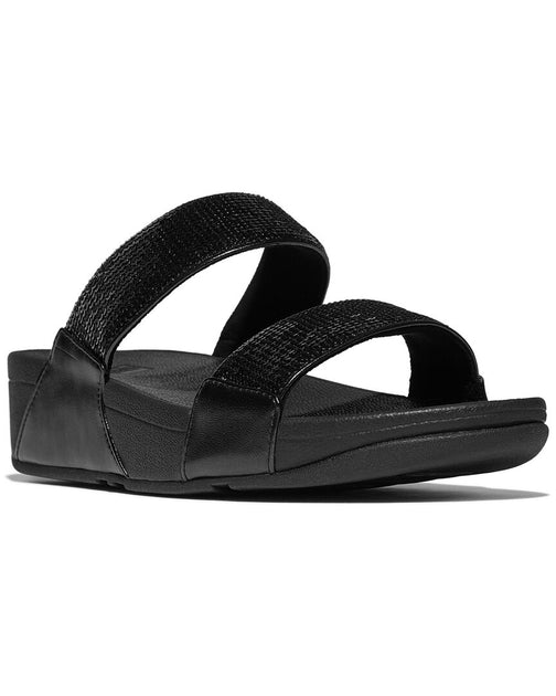 FitFlop Lulu Sequin Sandal Black US 9 2