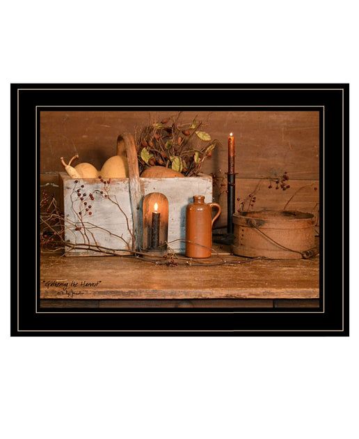 Hivvago Gathering The Harvest 3 Framed Print Black 3