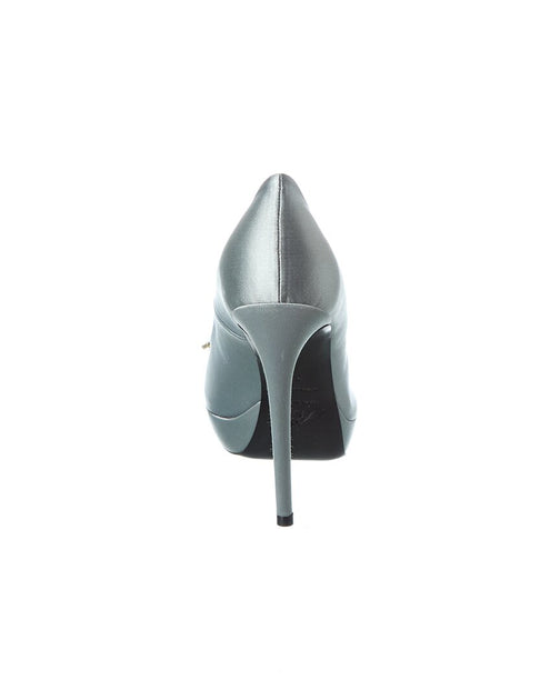 Roger Vivier Satin Pump Blue EU 37 4