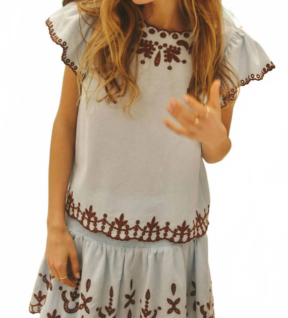 Cartolina Nantucket Cora Top Grey X-Small 2