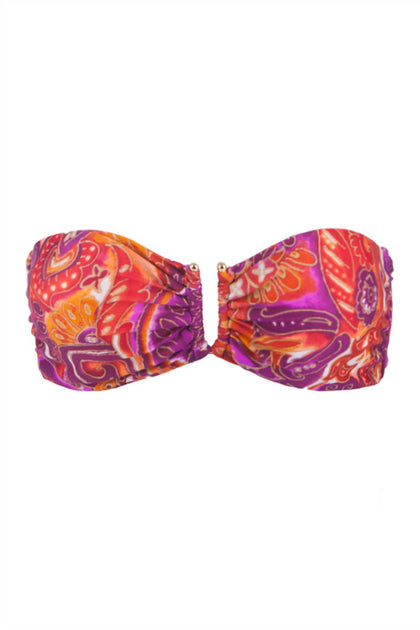 Tiger Lilly Collection Moroccan Dream Bandeau Bikini Top Purple Large 2