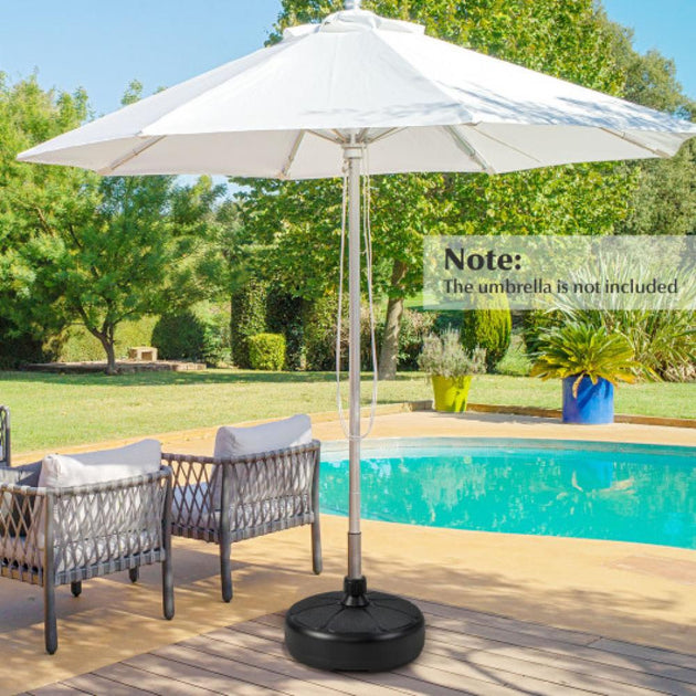 Hivvago Fillable Round Umbrella Base Stand 3