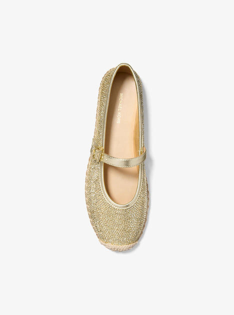 Michael Kors Lynn Ballet Espadrille Gold US 7 4