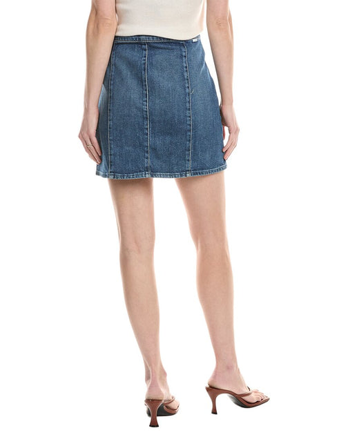 MOTHER The Riveter Mini Skirt Blue 26 3