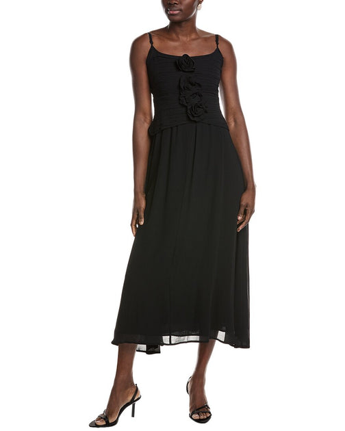 OPT Corinne Midi Dress Black US 2 2