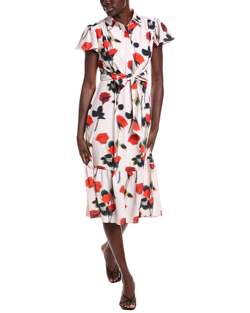 Laundry by Shelli Segal Shirtdress Buttercream US 8 2