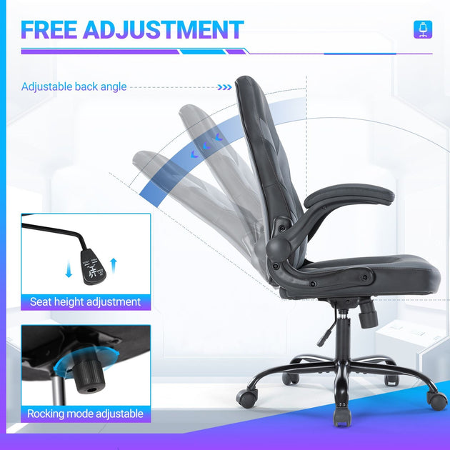 AGAHOME Ergonomic Racing Chair Black 8