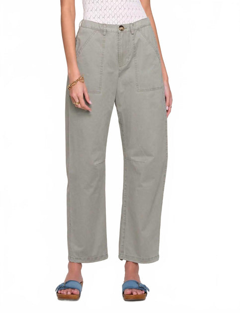 Heartloom Alleia Barrel Leg Pant Grey Medium 2