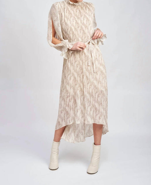 En Saison Ever Robe Plissée Beige Medium 3