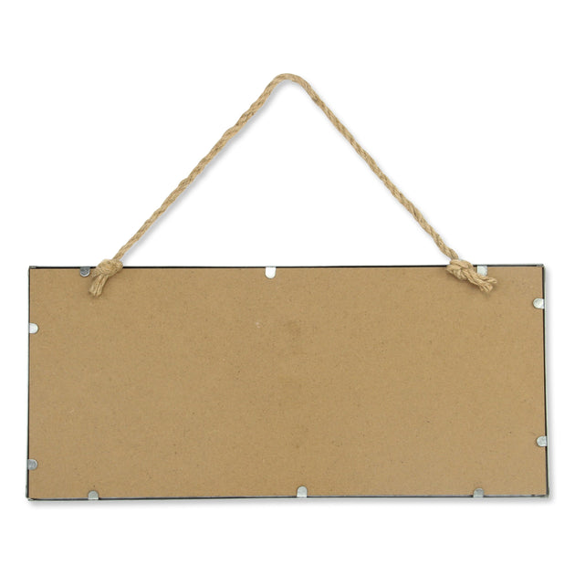 Hivvago Hanging Chalkboard Gray Metal 22x10 4