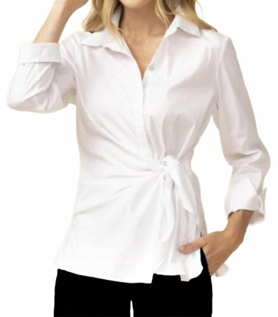 Habitat Perfect Tie Shirt White Small 2