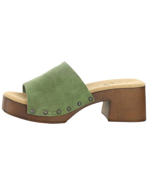 Bos & Co Marly Suede Sandal Green EU 39 3