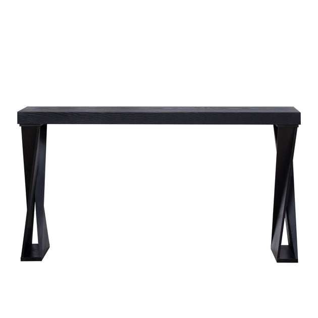 GOODSILO Modern Console Table Black 2