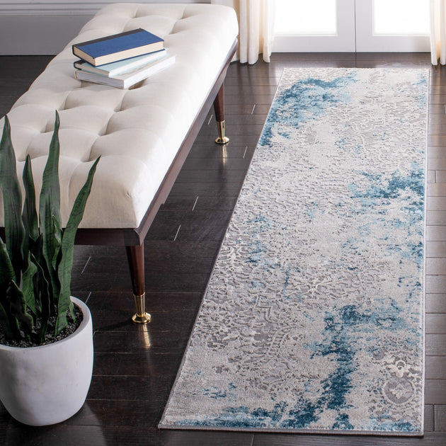 Safavieh Meadow MDW573 Area Rug Light Grey / Blue 3