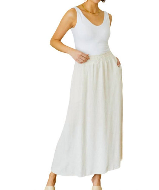 Ninexis Two Hearts Meet Maxi Skirt White XLarge 2