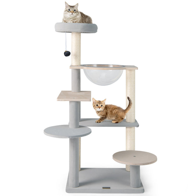 Hivvago Cat Tree 44 Inch Multi-Level Medium 2