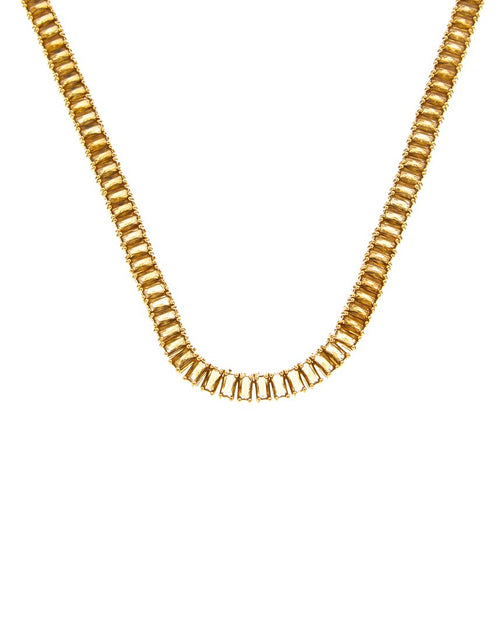 Crystal Haze Statement Necklace Gold One Size 3