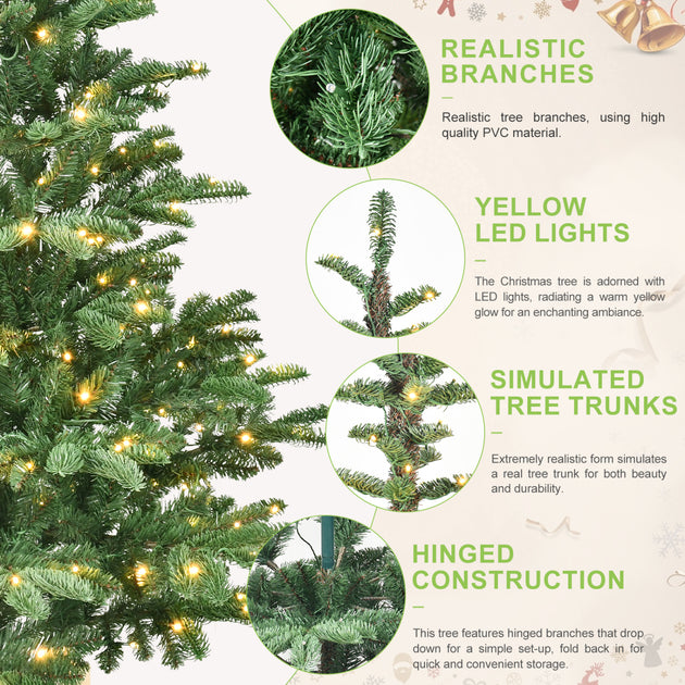 Streamdale 6ft Pre-Lit Christmas Tree Green 3