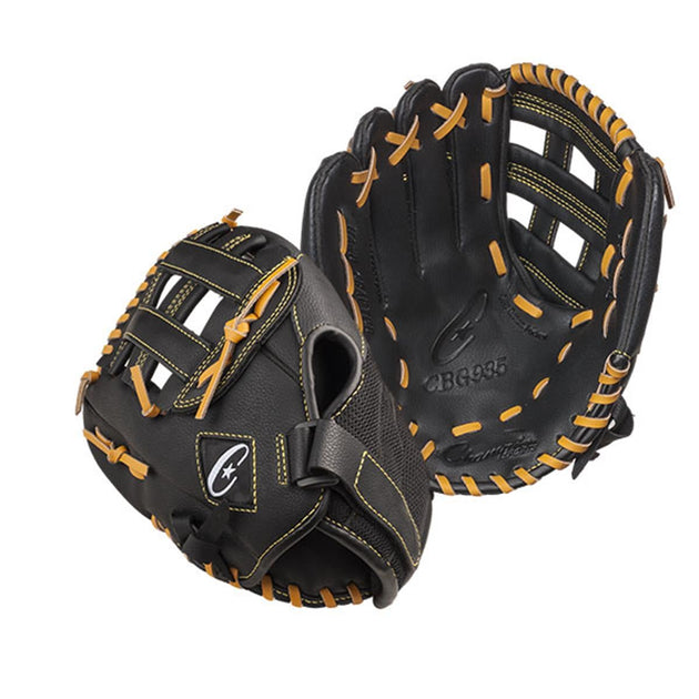 PerfectPitch 11 in. Physical Education Glove Full Right Black 3