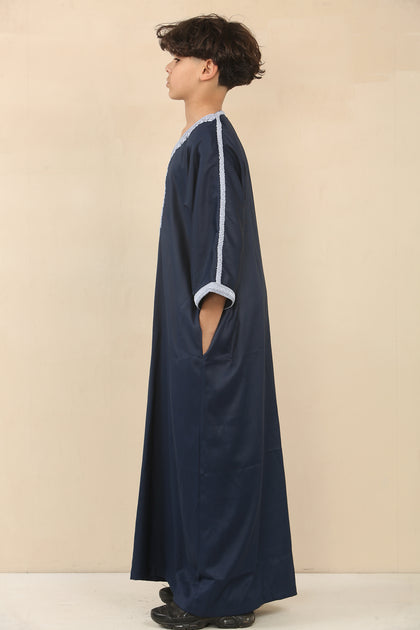 Unbranded Moroccan Thobe Blue 13 Years 3