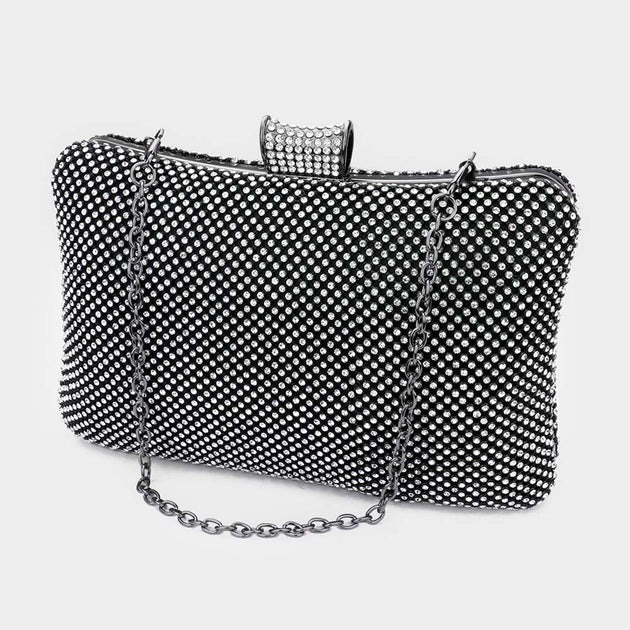 FASHNZFAB Bling Evening Bag Gold One Size 3