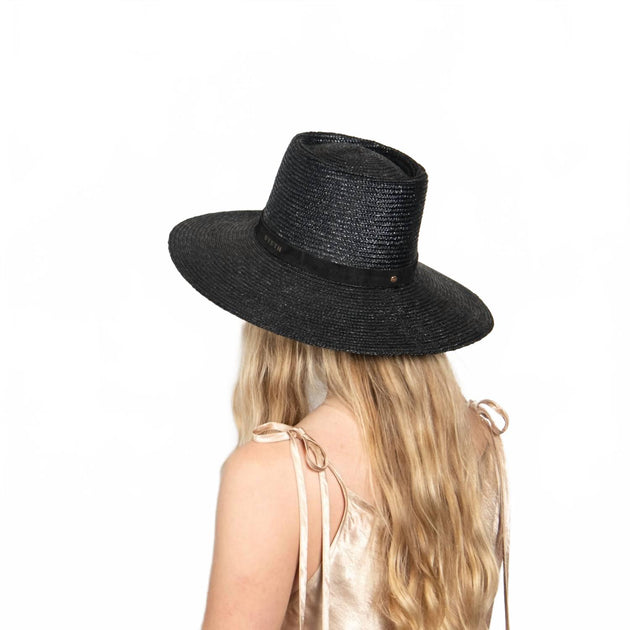 WYETH Everly Adjustable Hat In Black | ShopSimon display picture 3