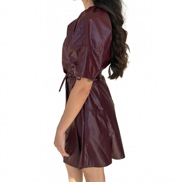 Strut & Bolt Courtney Dress Brown Medium 3