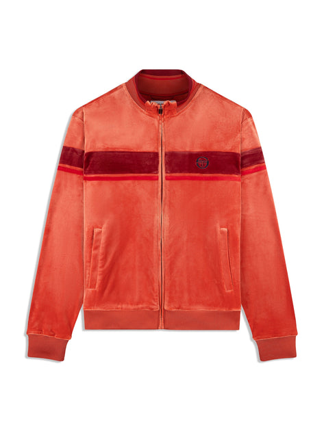 Sergio Tacchini Damarindo Velour Track Jacket Pink Medium 3