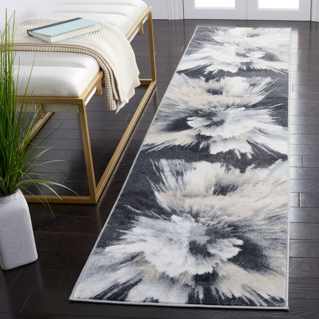 Tapis Safavieh Lagoon LGN202 Anthracite/Ivoire 3
